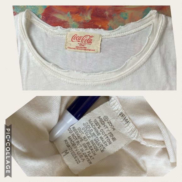 Coca-Cola Doe Mighty Fine Jrs M July 4th USA Tee - Picture 12 of 12